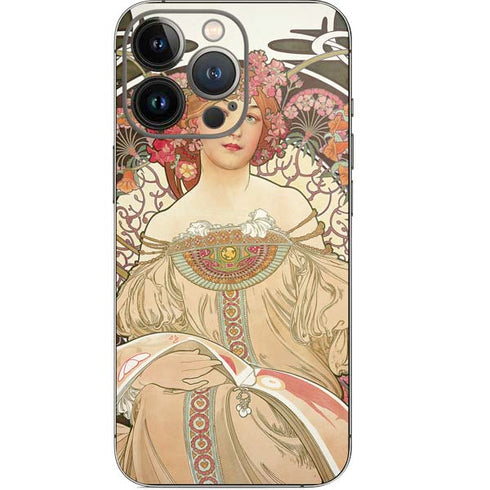Alphonse Mucha Reverie 1897 iPhone 14 Pro Skin
